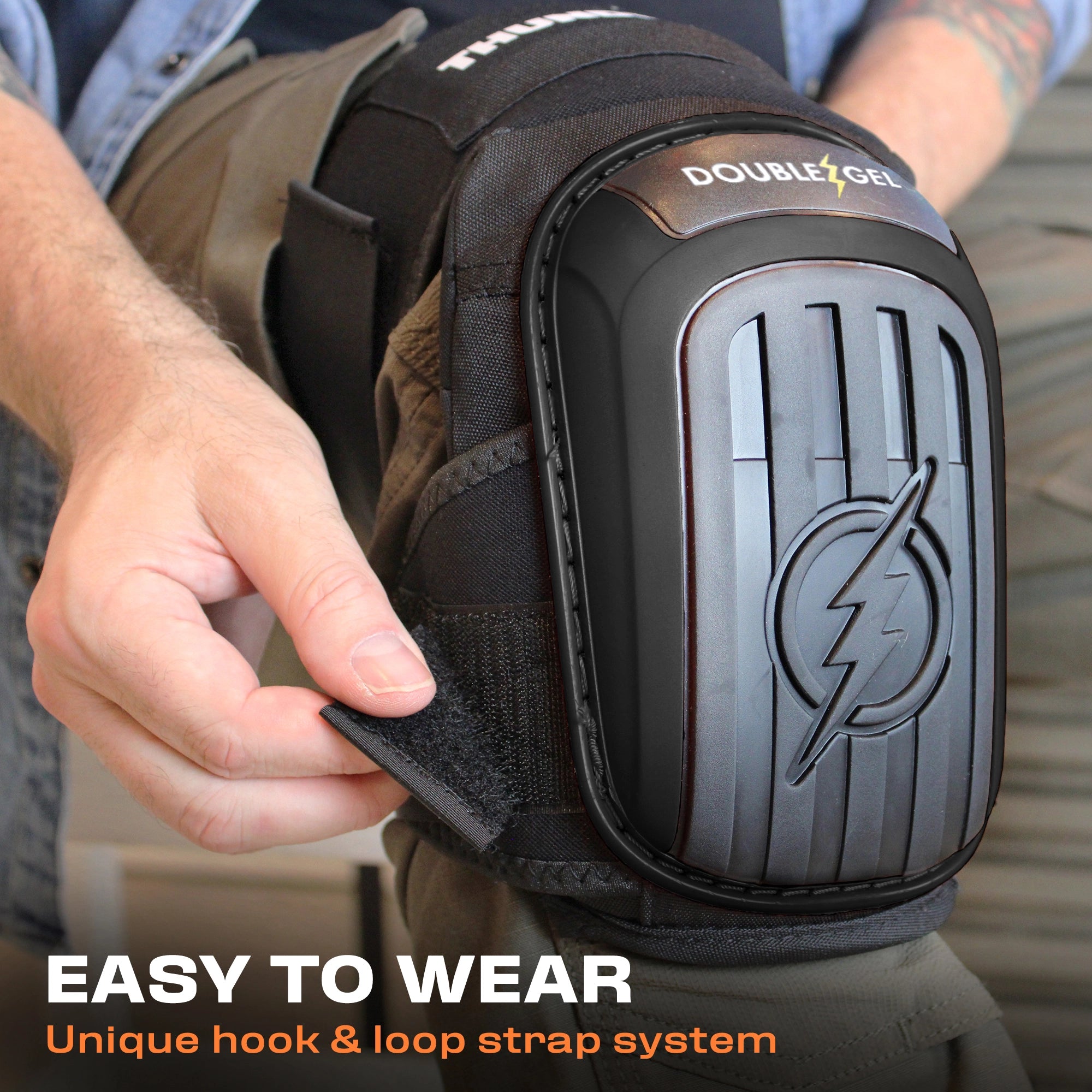 Platinum Pro Black Working Knee Pads