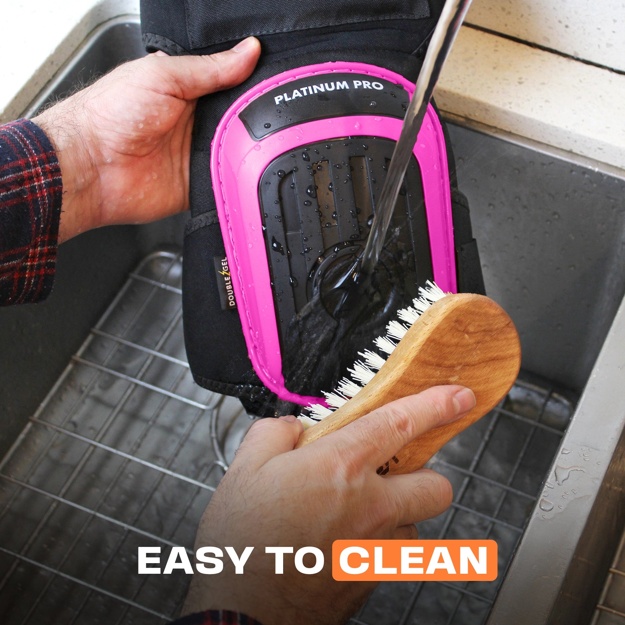 Platinum Pro Pink Working Knee Pads