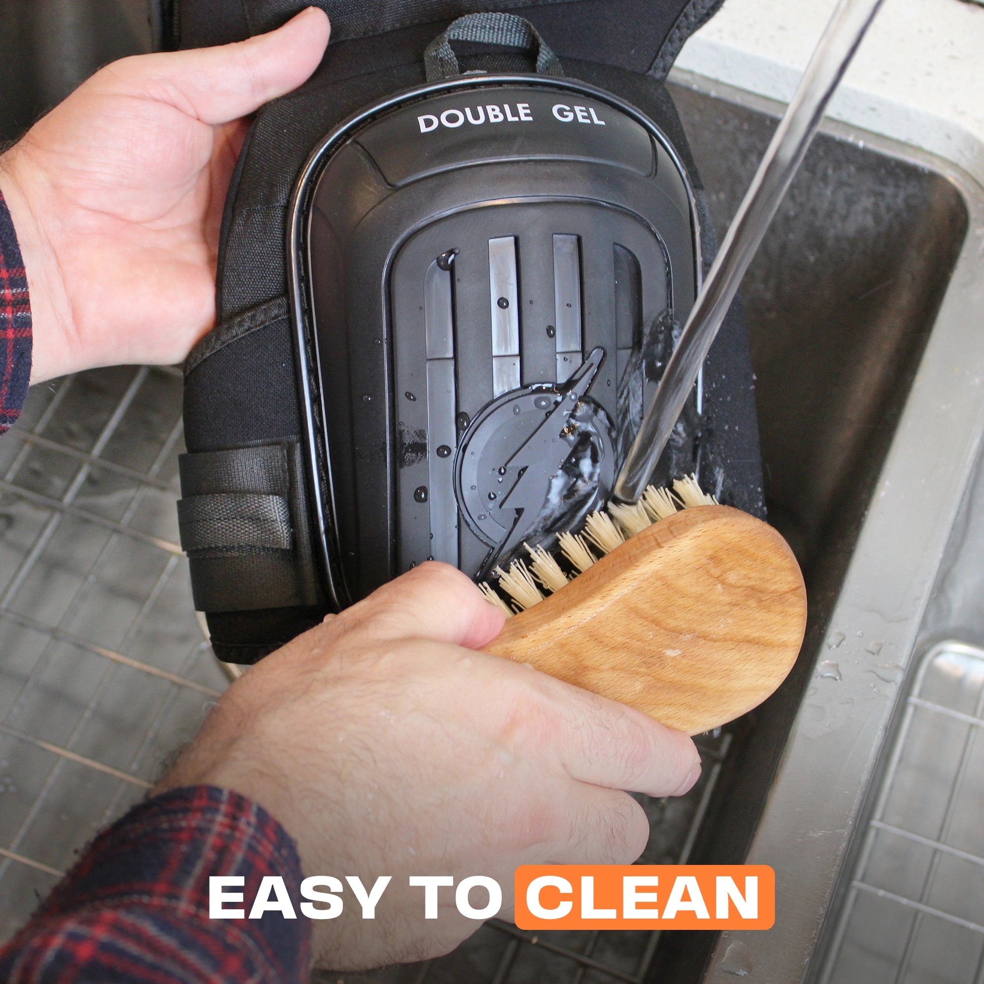 Upgraded Platinum Black Working Knee Pads