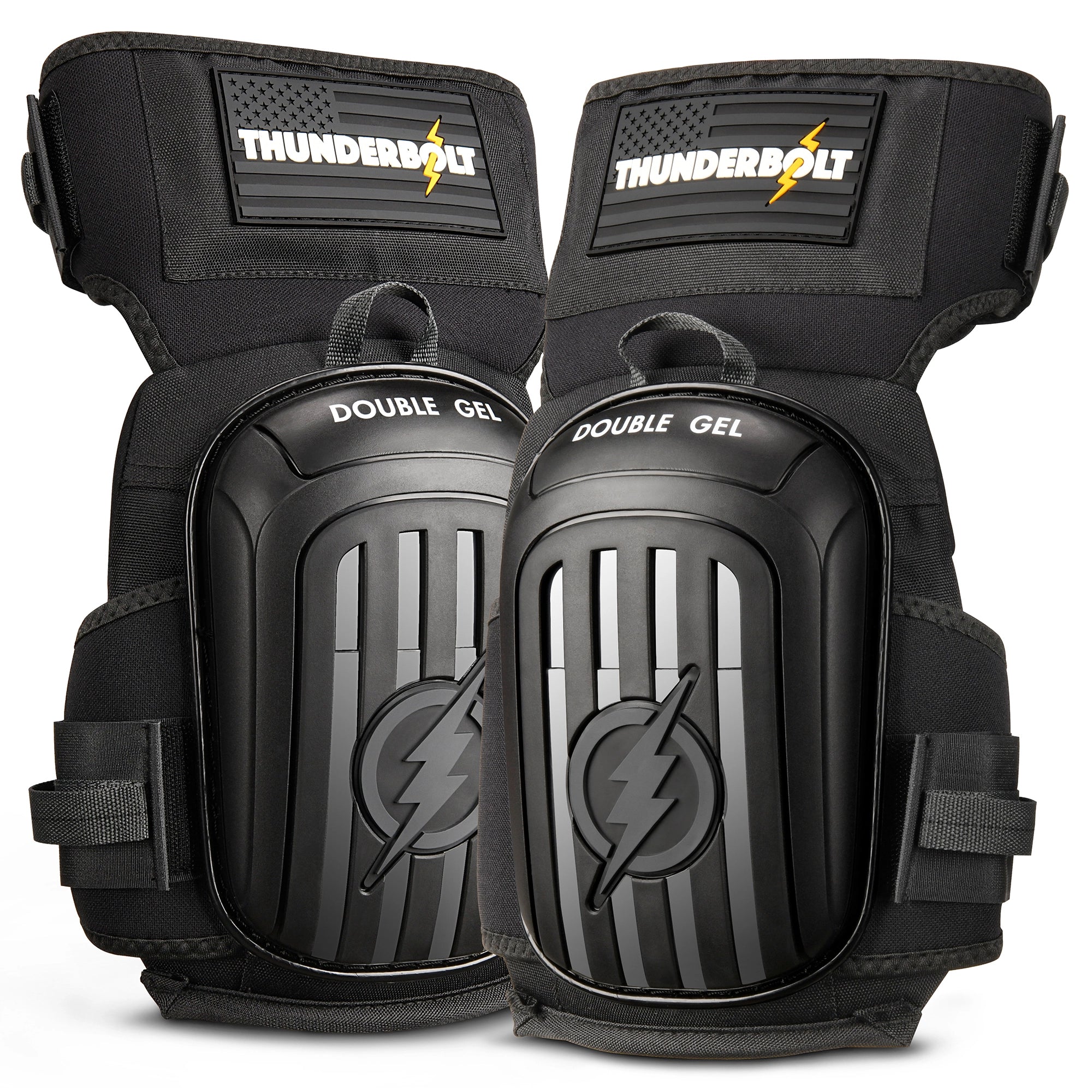 Upgraded Platinum Black Working Knee Pads