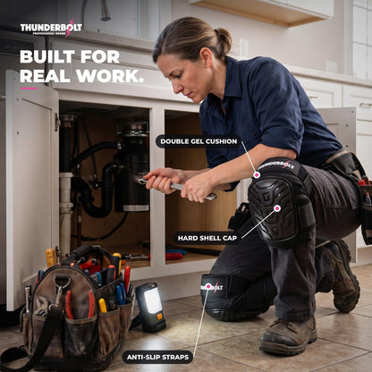 Women's Elite black knee pads built for real work