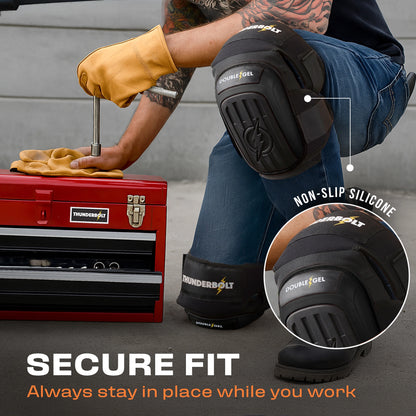 Platinum Pro Black Working Knee Pads