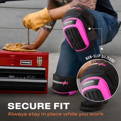 Platinum Pro Pink Working Knee Pads