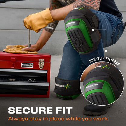 Platinum Pro Green Working Knee Pads