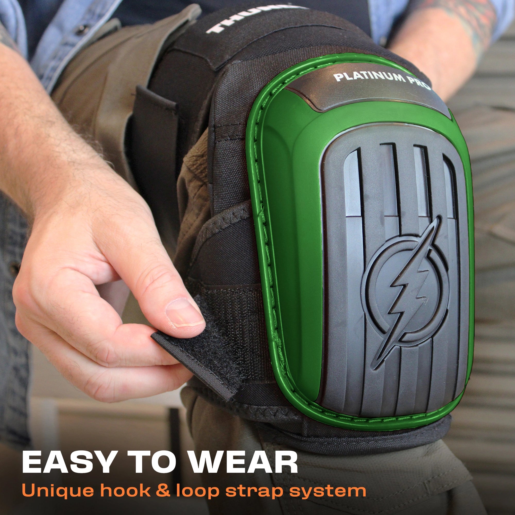 Platinum Pro Green Working Knee Pads