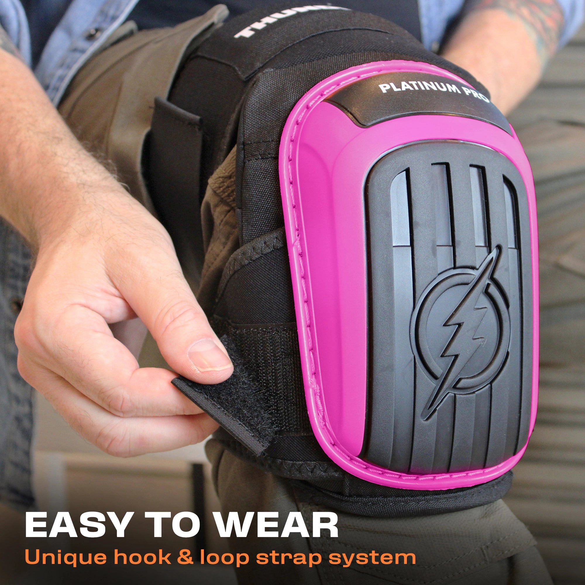 Platinum Pro Pink Working Knee Pads
