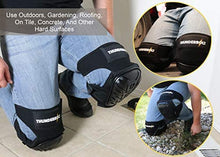 Load image into Gallery viewer, THUNDERBOLT Knee Pads for Work, Construction, Flooring, Gardening, Cleaning, with Double Gel, Thick Foam Cushion and Strong Adjustable Non-Slip Straps
